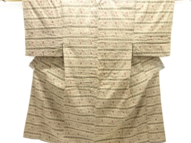 JAPANESE KIMONO / ANTIQUE WATANOSAKA KIMONO FOR SUMMER MENS KIMONO / H